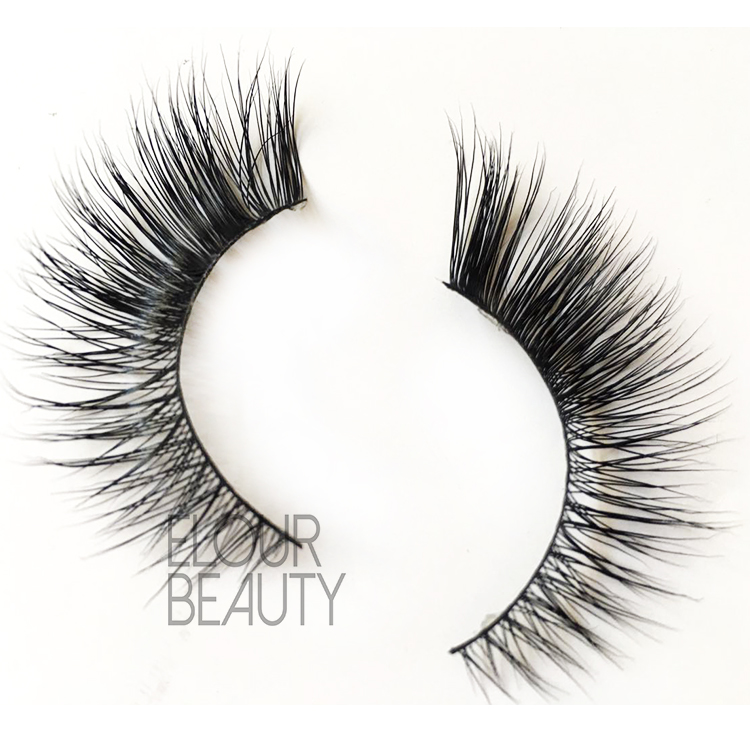 Hot selling mink fur eyelashes in private label for nyc ES5